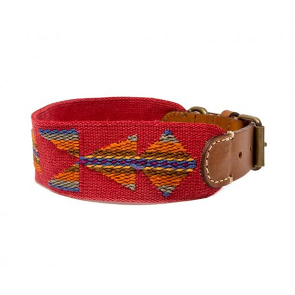 Buddys Dogwear Etna Red Dog Collar